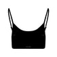 Scoop Neck Bra | Black