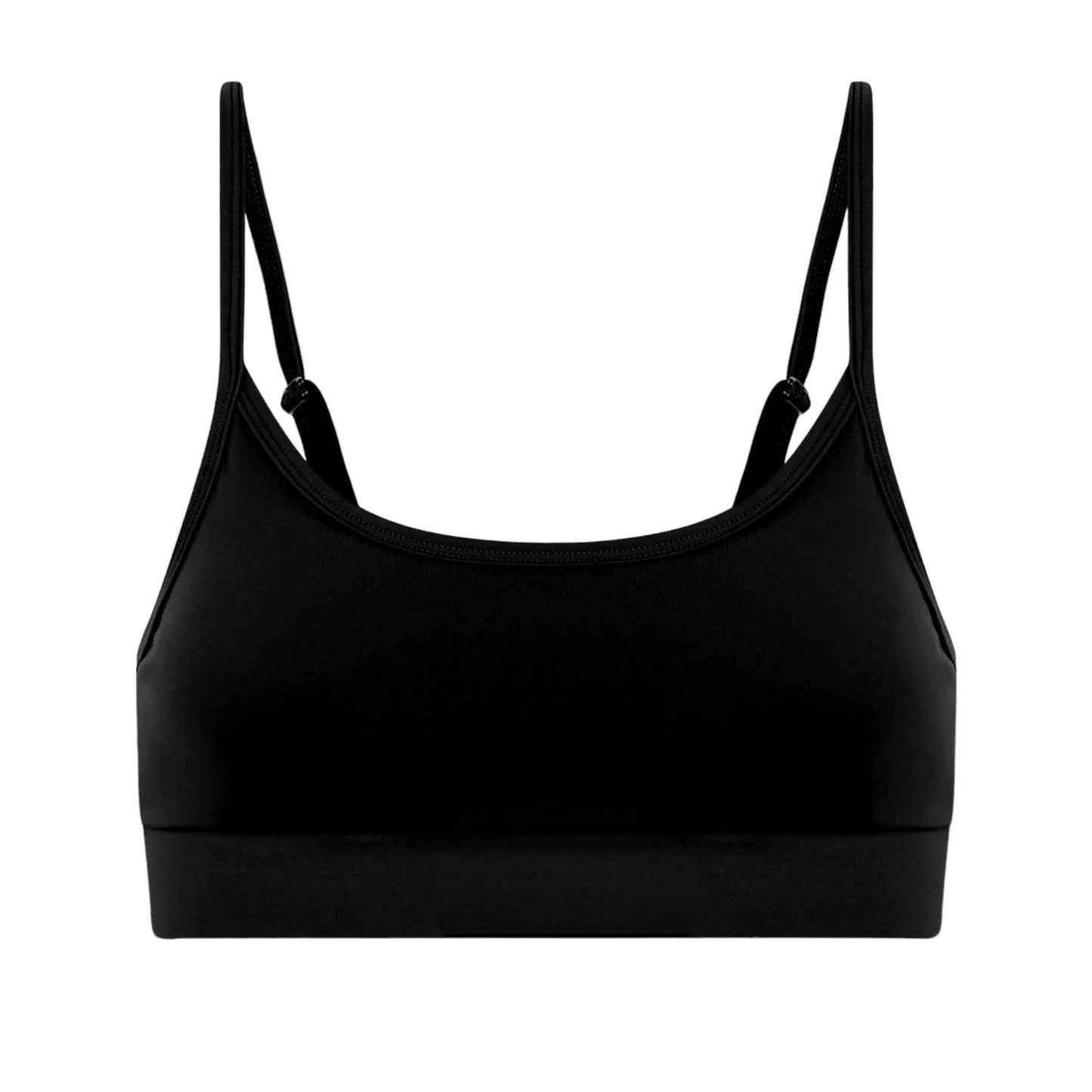 Scoop Neck Bra | Black