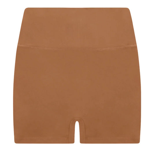 Seamless High Waisted Shorts | Beige