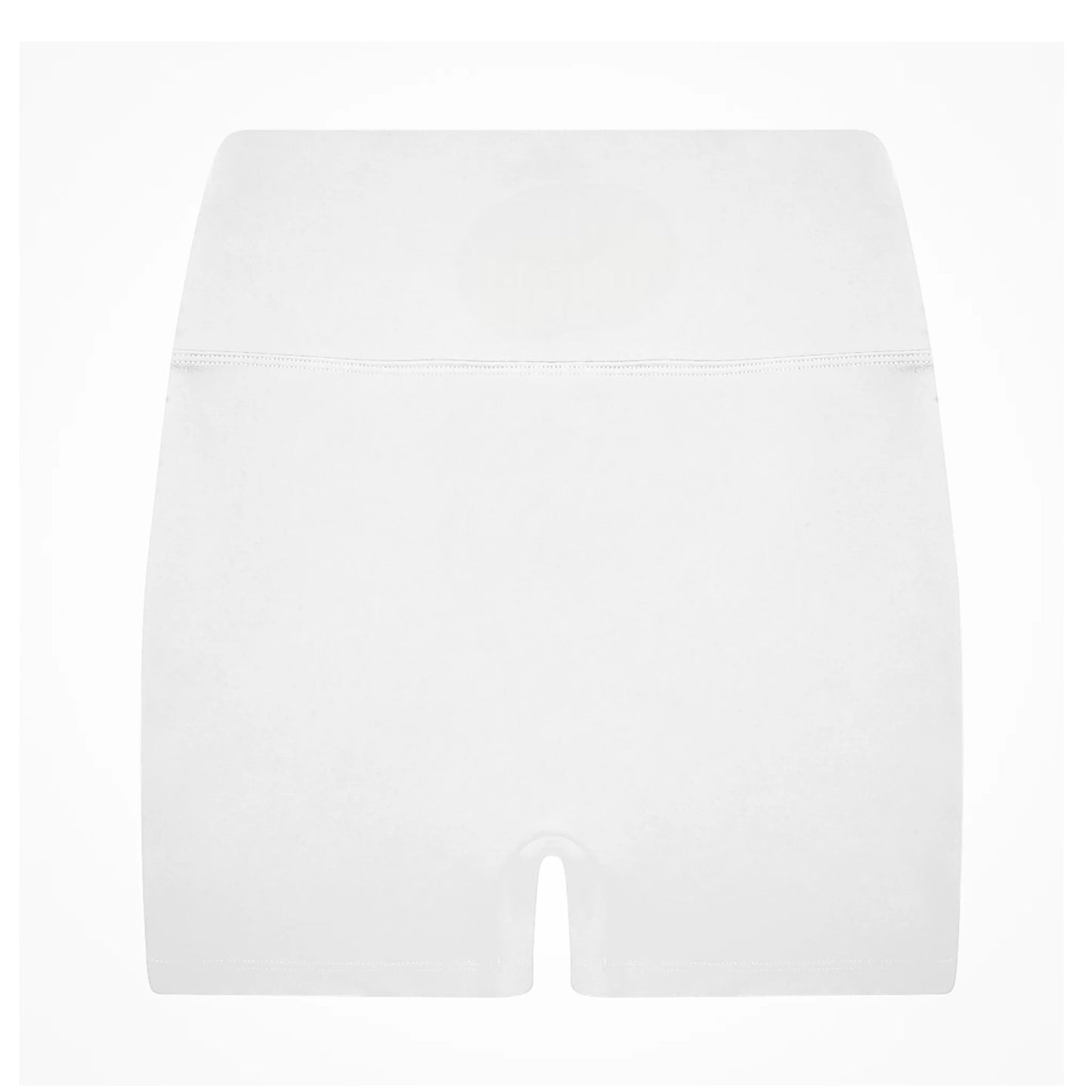 Seamless High Waisted Shorts | White