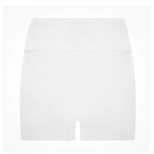 Seamless High Waisted Shorts | White