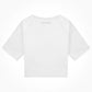 Short Sleeve Seamless Crop Top  | White