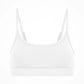 Scoop Neck Bra | White